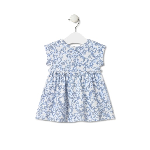 Girls dress in Kaos blue