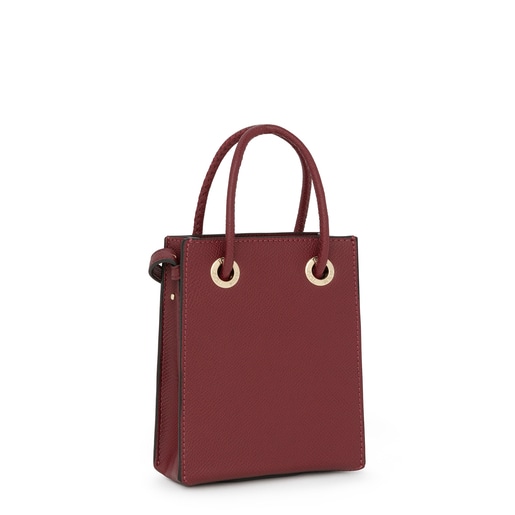 Mini burgundy XS TOUS Pop Handbag