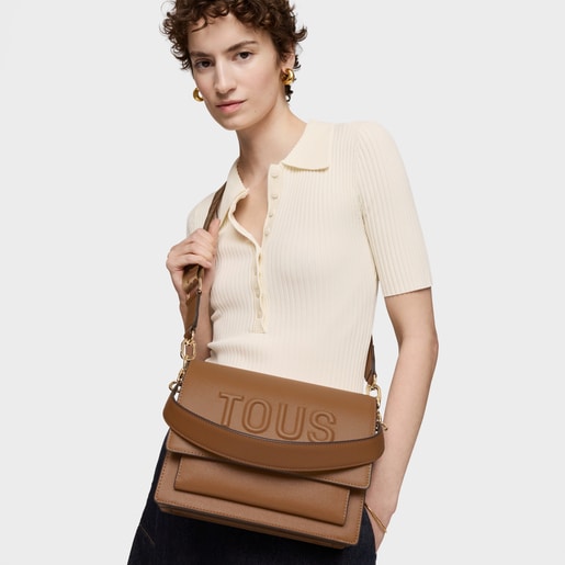 Medium camel-colored Audree Crossbody bag TOUS Brenda