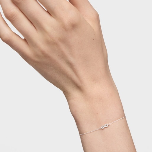 Pulsera cadena infinito de plata TOUS Motivos