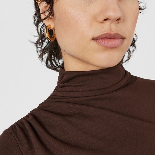 Silver vermeil hoop Earrings Tabit