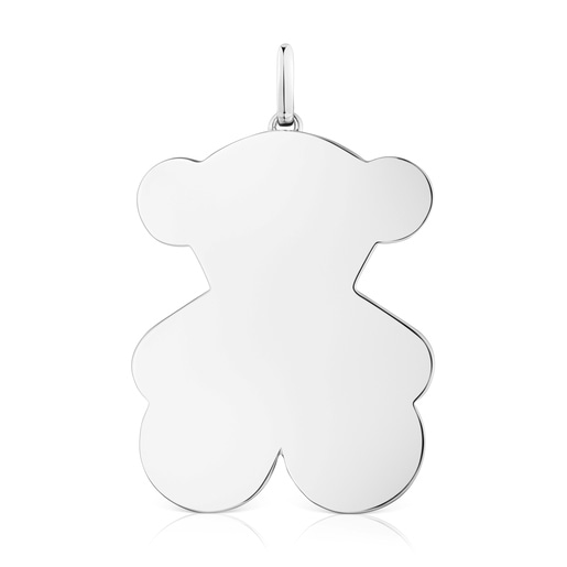 Pendentif ourson en argent 38 mm grand Sweet Dolls