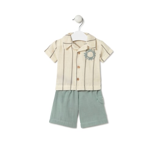 Conjunto de bebé niño Classic bruma