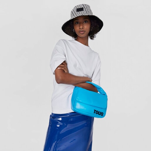 Bandolera pequeña azul TOUS Carol
