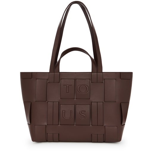 Brown and turquoise TOUS Damas Tote bag