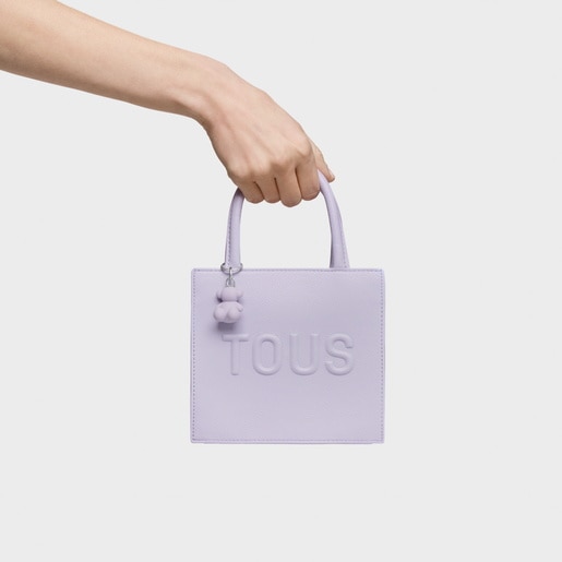 モーブカラーの「Cube」ミニバッグ TOUS Brenda