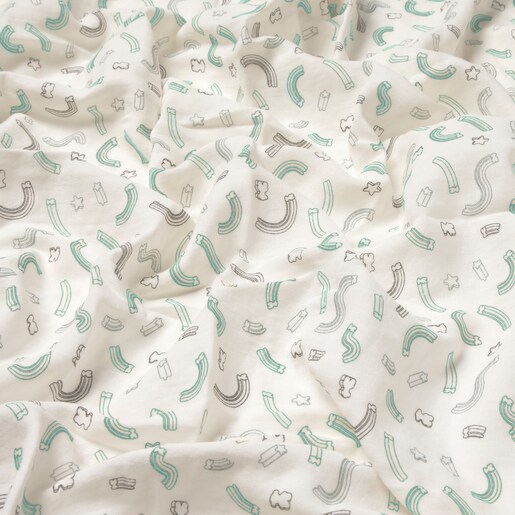 Baby muslin in Muse green