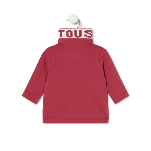 Boys polo t-shirt in Casual maroon