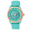 Montre solaire Vibrant Sun durable turquoise