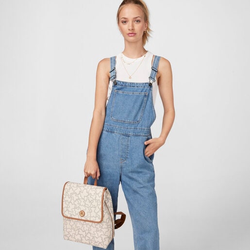 Medium sand-black Kaos New Total Backpack