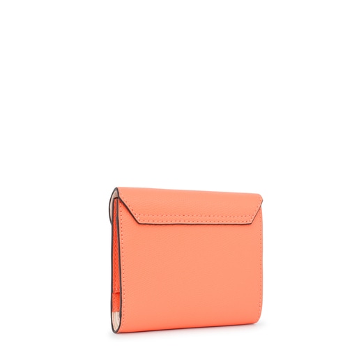 Orange TOUS Sylvia Flap Card Wallet