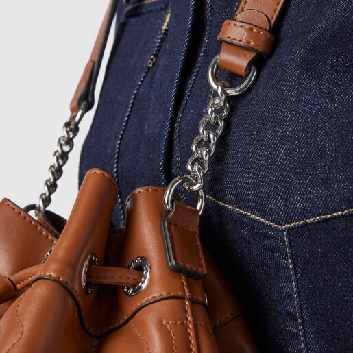 Brown Kaos Dream Bucket bag