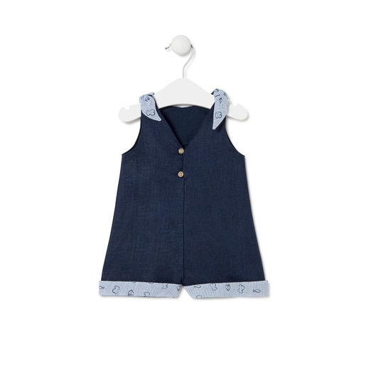 Romper in Boat navy blue