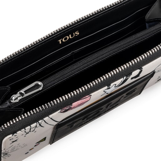 Billetera mediana beige TOUS Magic