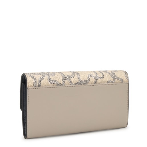 Large taupe-colored Flap Wallet Kaos Icon