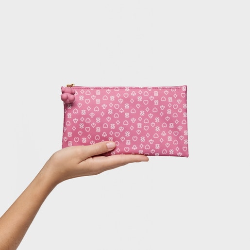 Medium pink Toiletry bag TOUS Bear Anniversary