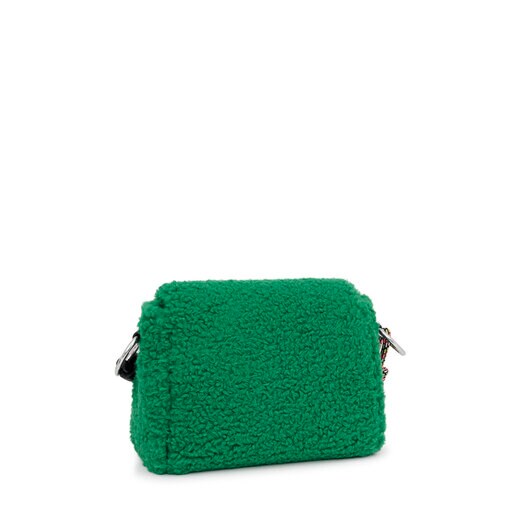 Small green TOUS Empire Fur Crossbody bag TOUS