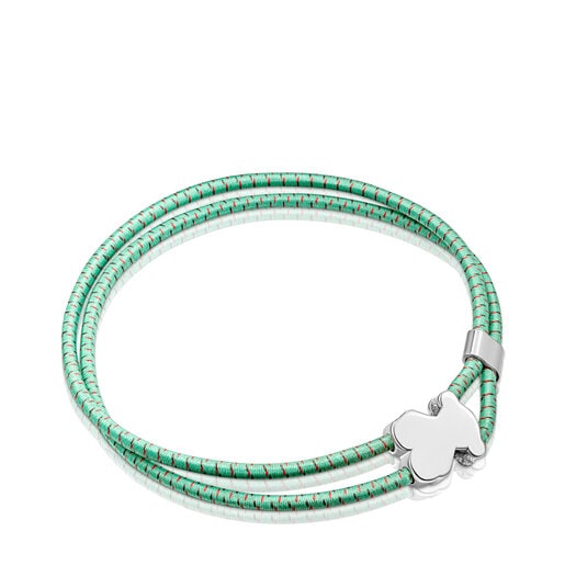 Bracelet élastique Sweet Dolls vert menthe