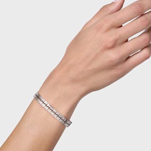 Small silver Bangle TOUS Sweet 40s