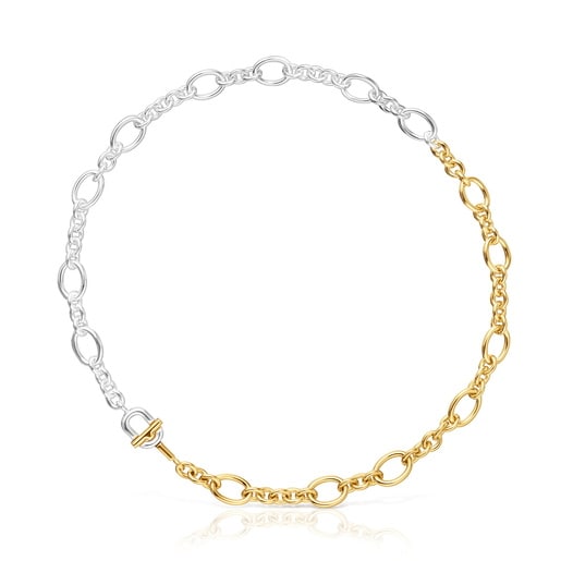 Collar cadena grande bicolor TOUS MANIFESTO