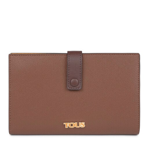 Medium brown and mustard TOUS Essential Wallet