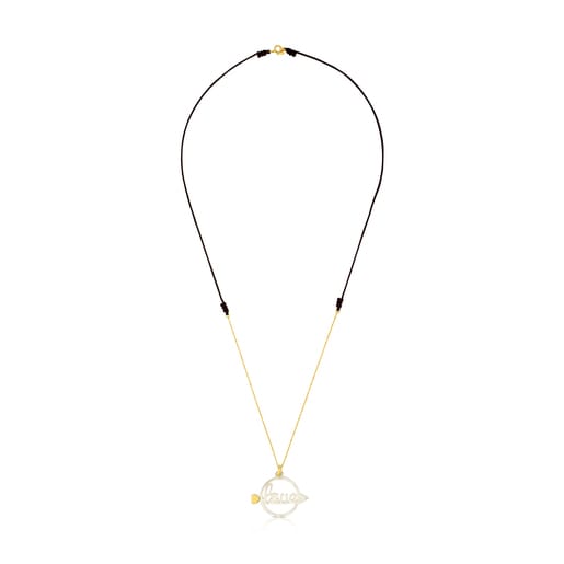 Gold San Valentin Necklace with Mother-of-Pearl