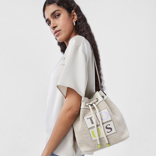 ベージュのバケツバッグ TOUS Yummy