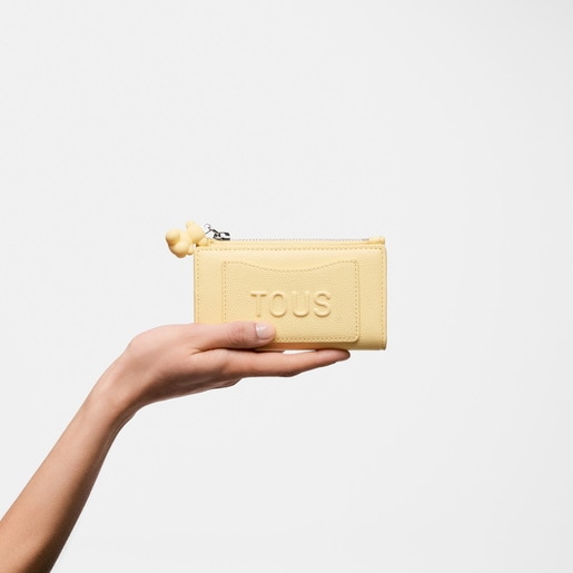 Small yellow Card wallet TOUS Back to Basics
