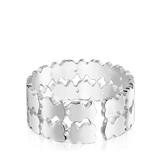Anillo abierto doble de plata TOUS Sweet 40s