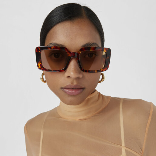 Okulary przeciwsłoneczne Studs w kolorze havana