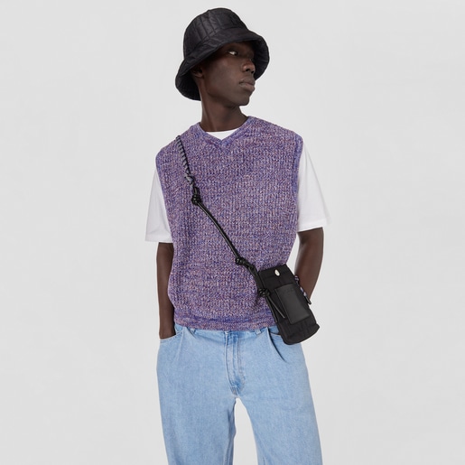 תיק יד TOUS Empire Padded בגודל זעיר בצבע שחור