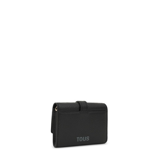 Monedero tarjetero colgante negro TOUS Buckles