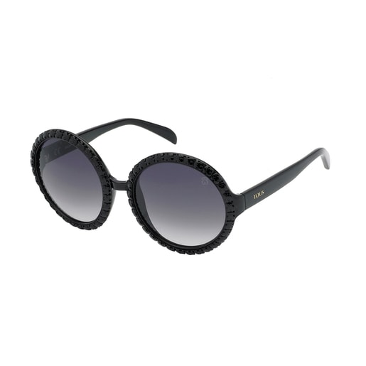 Gafas de sol frente redondo Square Bear negro