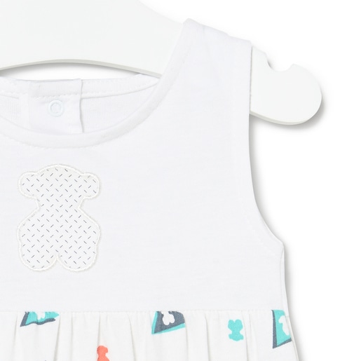 Ranita de bebé Triangulo blanco