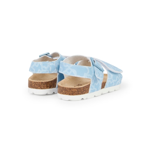 Baby sandals in Run blue