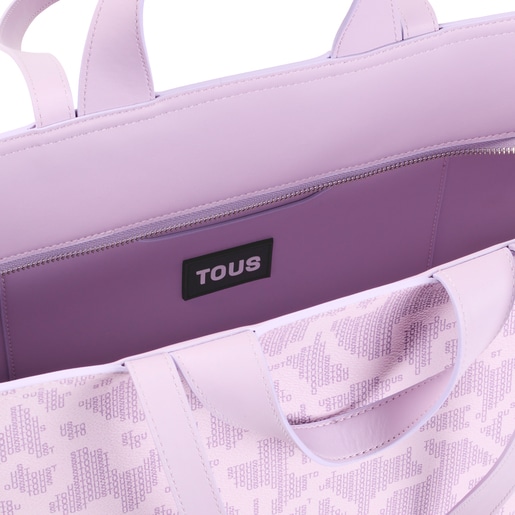 Medium mauve Kaos Pix Tote bag