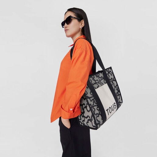 Shopping grande Amaya negro Kaos Pix