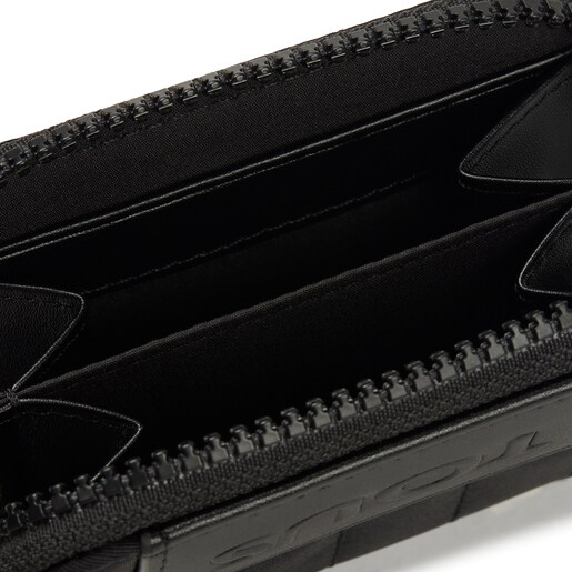 Black TOUS Empire Padded Hanging change purse