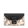 Beige Kaos Pix Flap Wallet