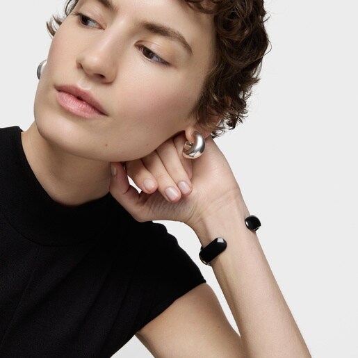 Gold-colored steel Analog watch with smoked brown polycarbonate T. L Bear Folks