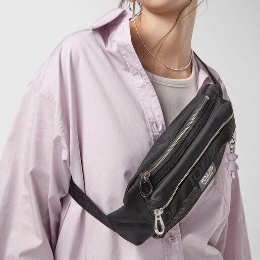 Поясная сумка Ina черного цвета