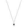 Silver Areia Necklace with onyx