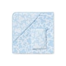 Kaos bath sheet and mittens in sky blue