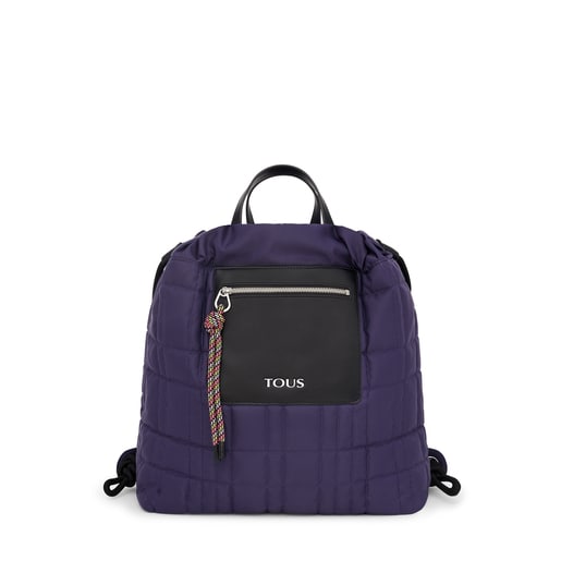 Purple TOUS Empire Padded Backpack