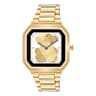 Reloj smartwatch con brazalete de acero dorado B-Connect