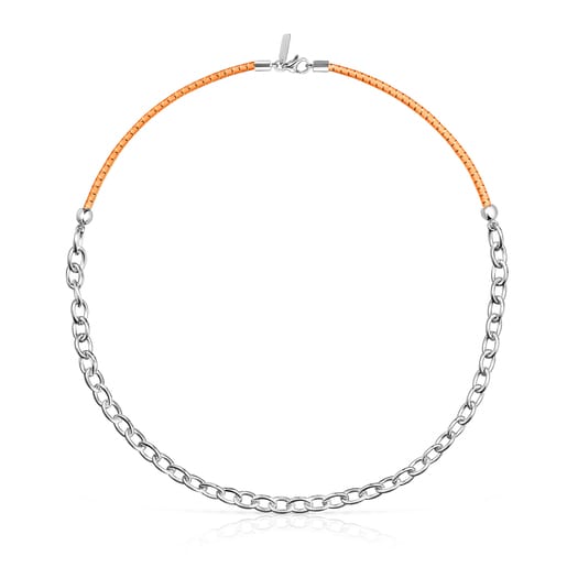 Collier élastique TOUS St. Tropez Elastic orange 43 cm