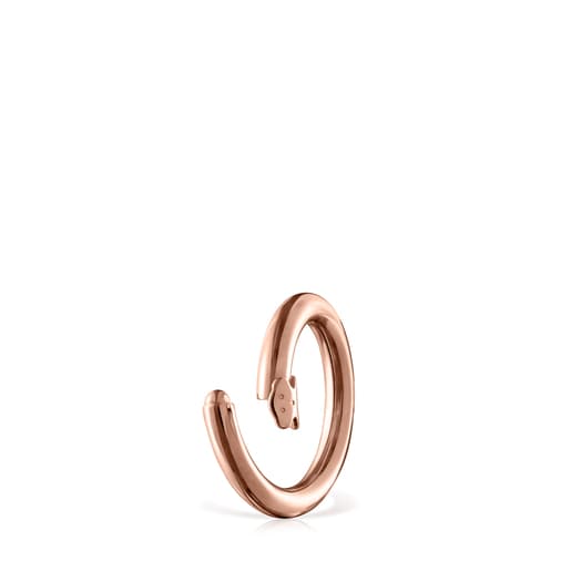 Mittelgroßer Ring Hold aus rosa Vermeil-Silber