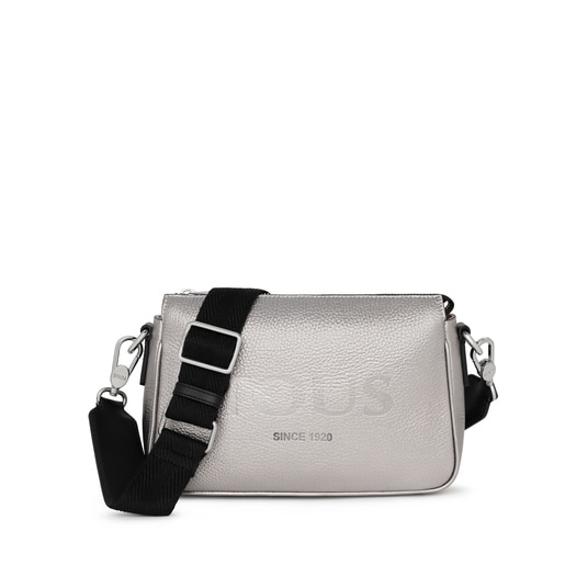 Bolso tous plateado bandolera new arrivals