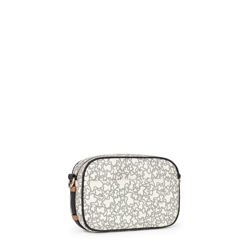 Beige and black Kaos Mini crossbody bag