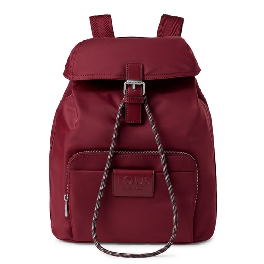 Burgundy Empire Soft Chain Backpack